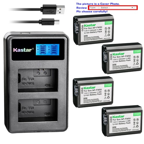 Kastar battery lcd dual - lcd,