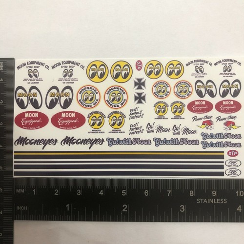 Clear waterslide decal - clear, 1:64