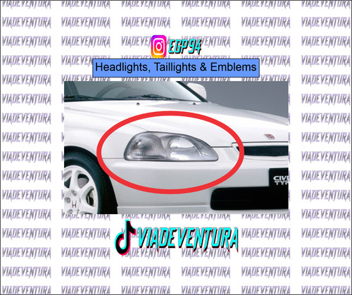Sets headlight taillight - 3x,